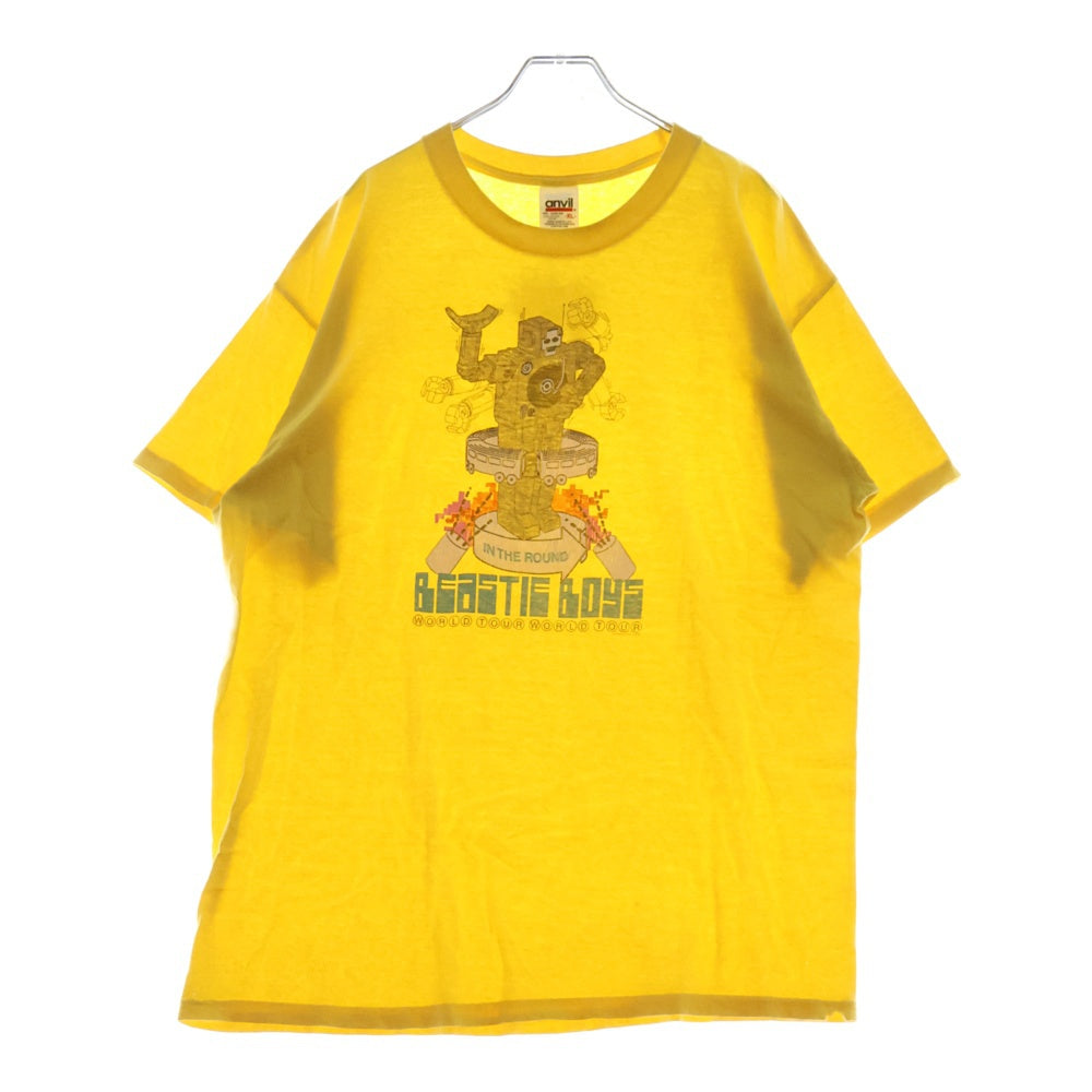 VINTAGE(ヴィンテージ) 90s VINTAGE BEASTIE BOYS ヴィンテージ ビースティーボーイズ ロボットプリント クルーネック半袖Tシャツ イエロー