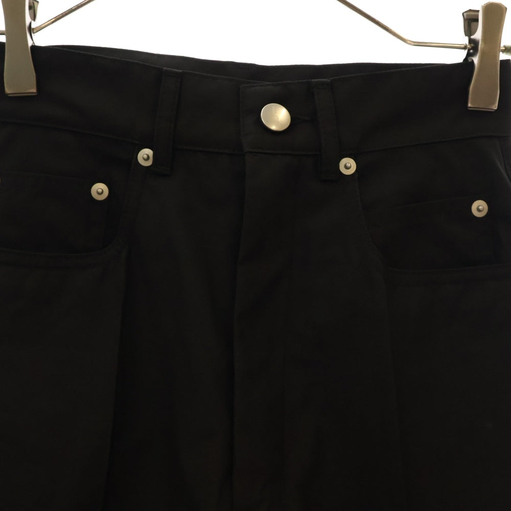 Rick Owens(リックオウエンス) ボランブーツカットパンツ ブラック RP01C5329-TF