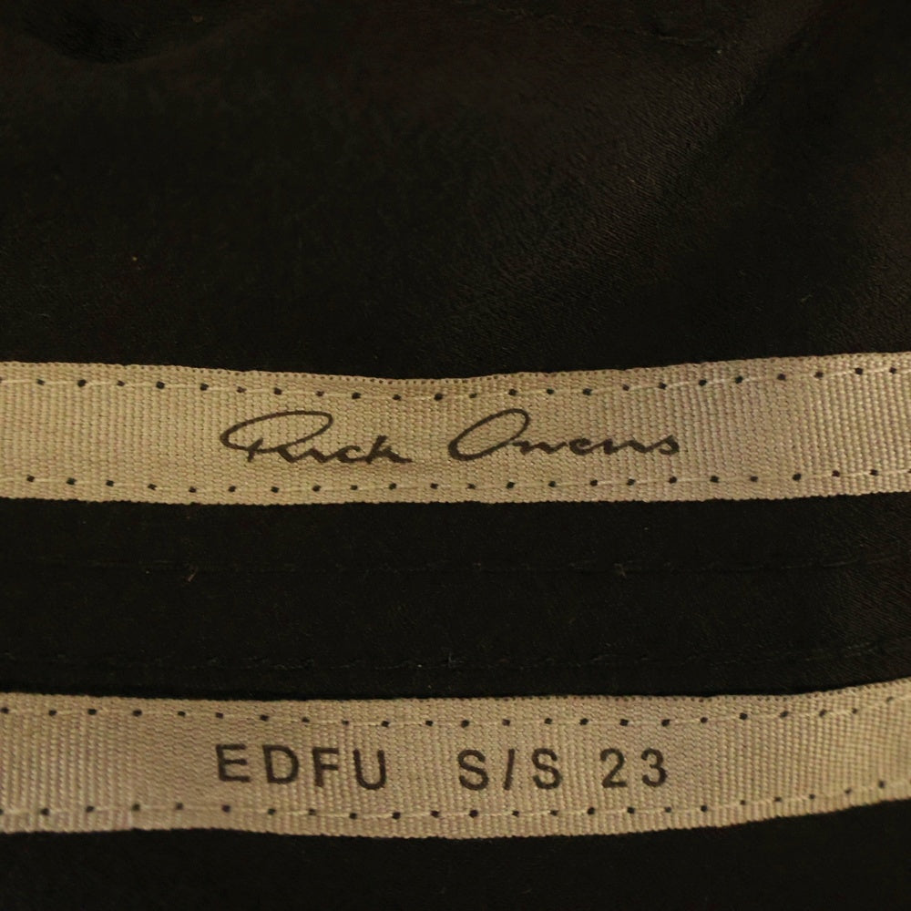 Rick Owens(リックオウエンス) ボランブーツカットパンツ ブラック RP01C5329-TF