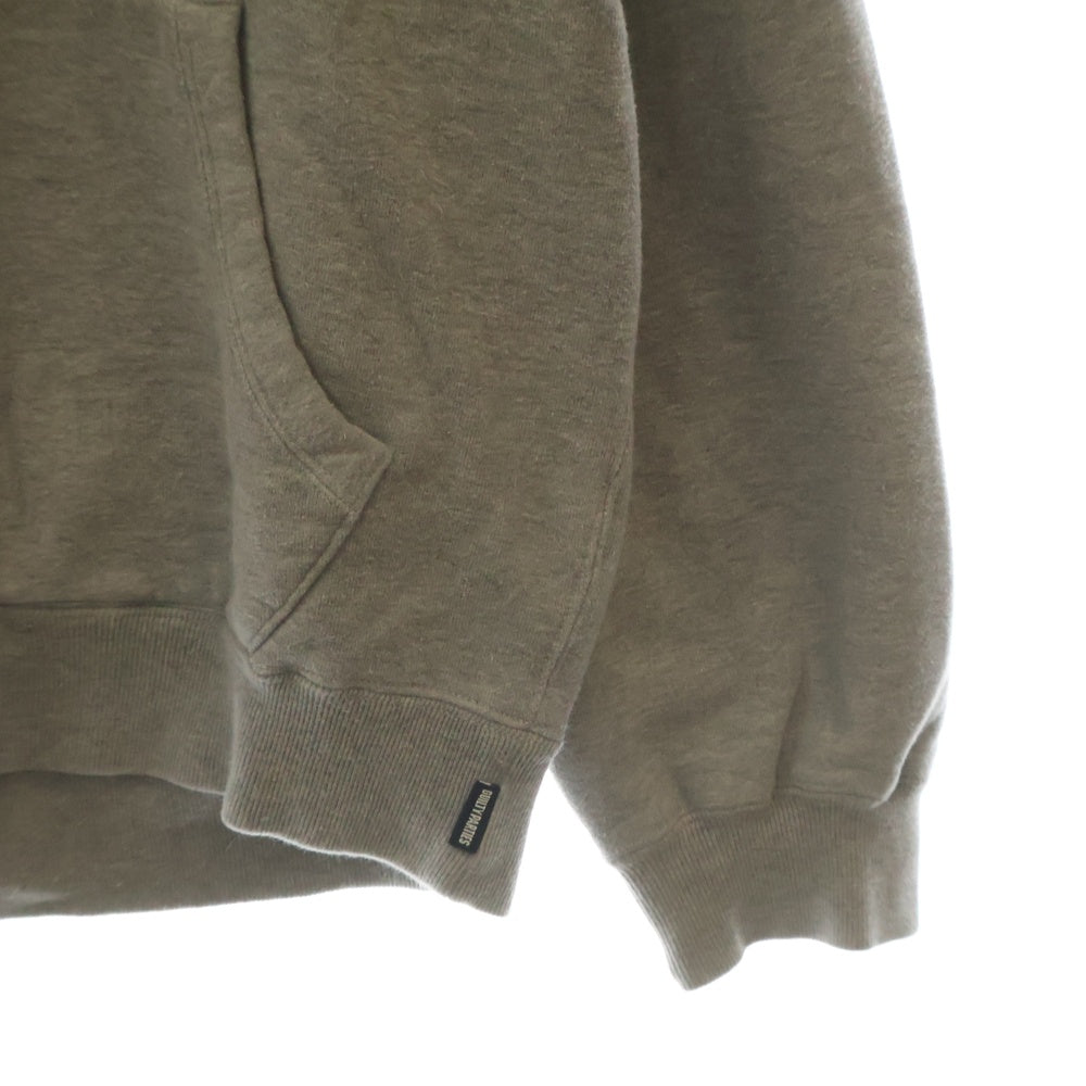 WACKO MARIA(ワコマリア) HEAVY WEIGHT PULLOVER HOODED SWEAT ロゴ刺繍 プルオーバーフーディ パーカー グレー