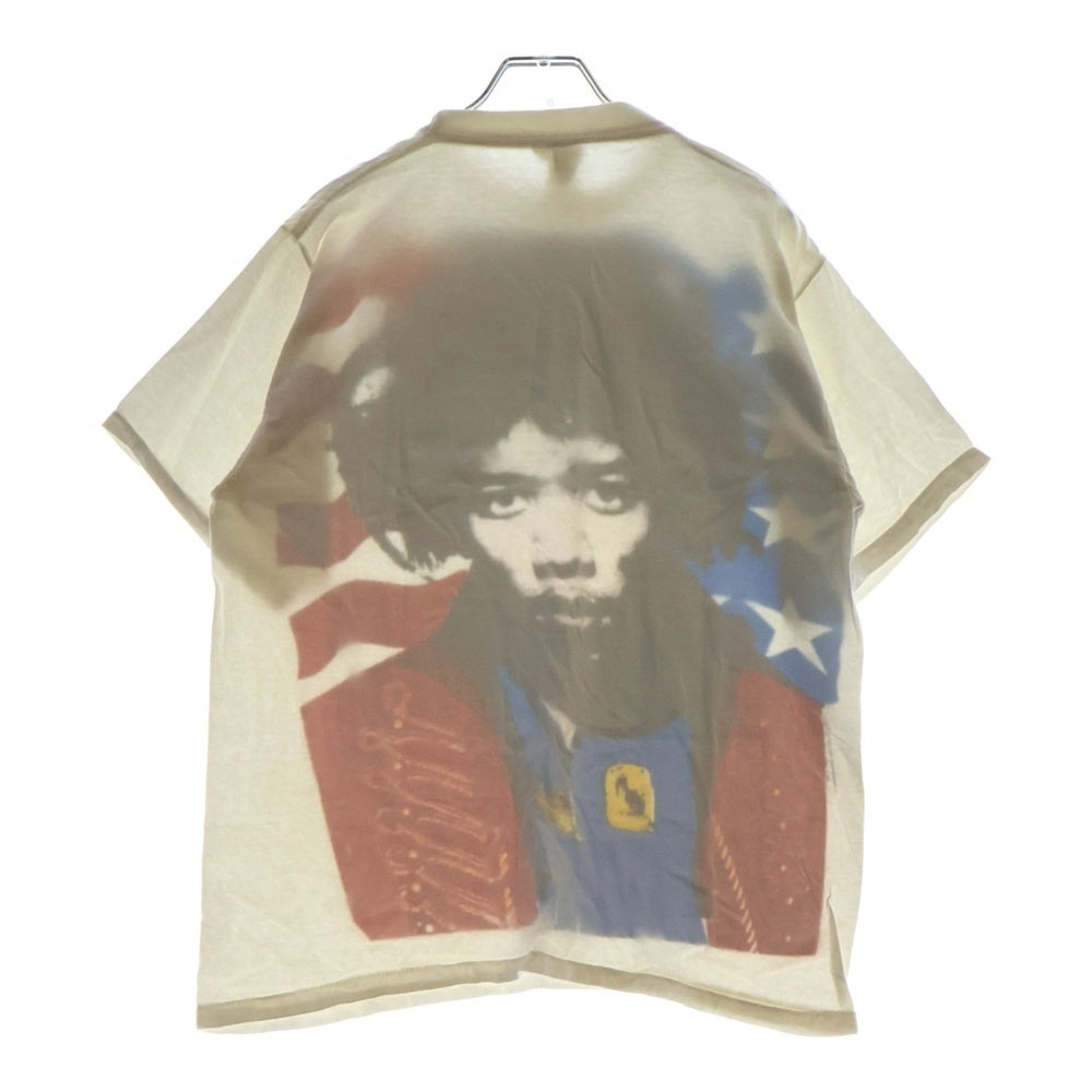 VINTAGE(ヴィンテージ) 80s JIMI HENDRIX ジミヘンドリックス 半袖Tシャツ カットソー ホワイト