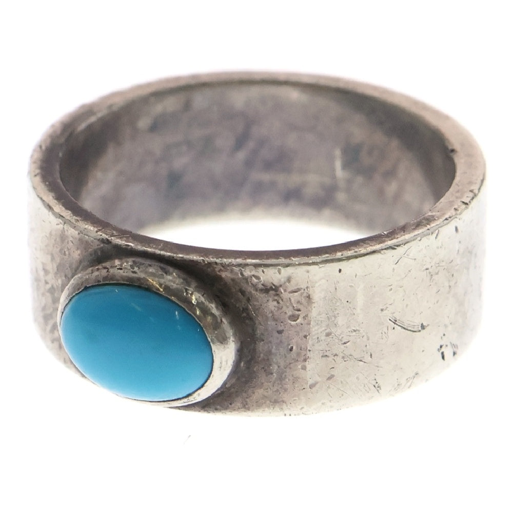 goro's(ゴローズ) ターコイズ平打ちリング シルバー