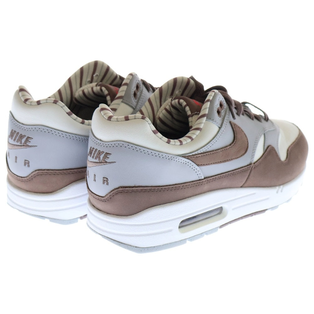 NIKE(ナイキ) AIR MAX1 PRM SHIMA SHIMA エアマックス1 プレミアム シマシマ ローカット スニーカー グレー/ブラウン US11/29cm FB8916-100