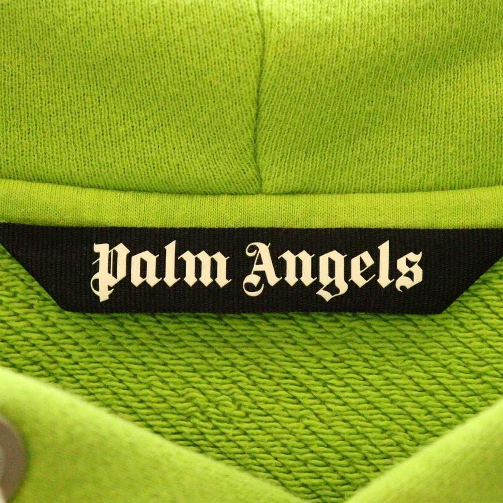 Palm Angels(パームエンジェルス) Parrot ロゴ プルオーバーパーカーフーディー PMBB058S22FLE009 グリーン