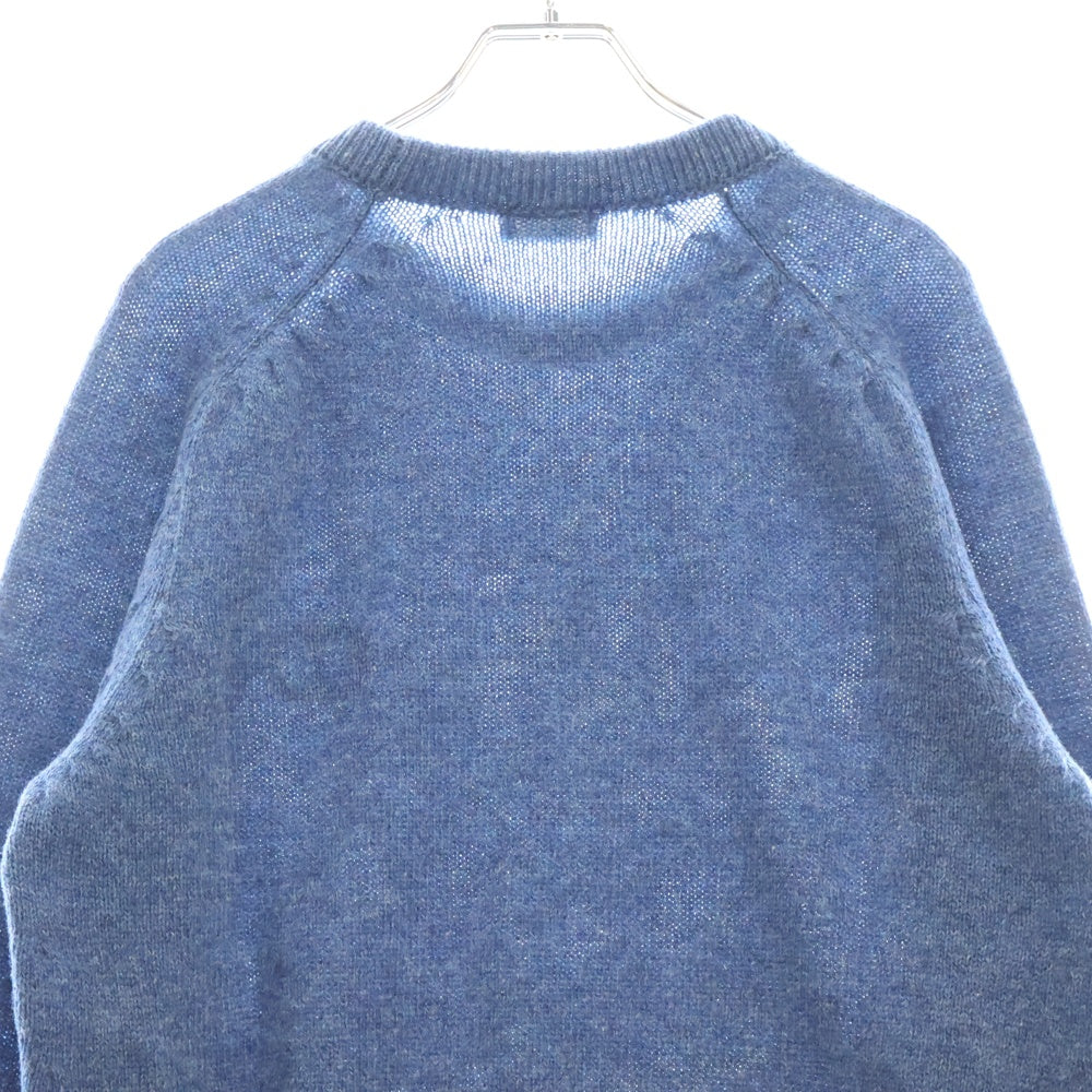 DIOR(ディオール) CDロゴ刺繍 ウール クルーネックセーター ニット 113M625AT194 ブルー