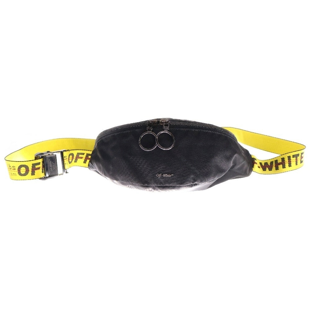 OFF-WHITE(オフホワイト) ナイロンショルダーボディバッグ OMNAOMNA074R20E48001 ブラック