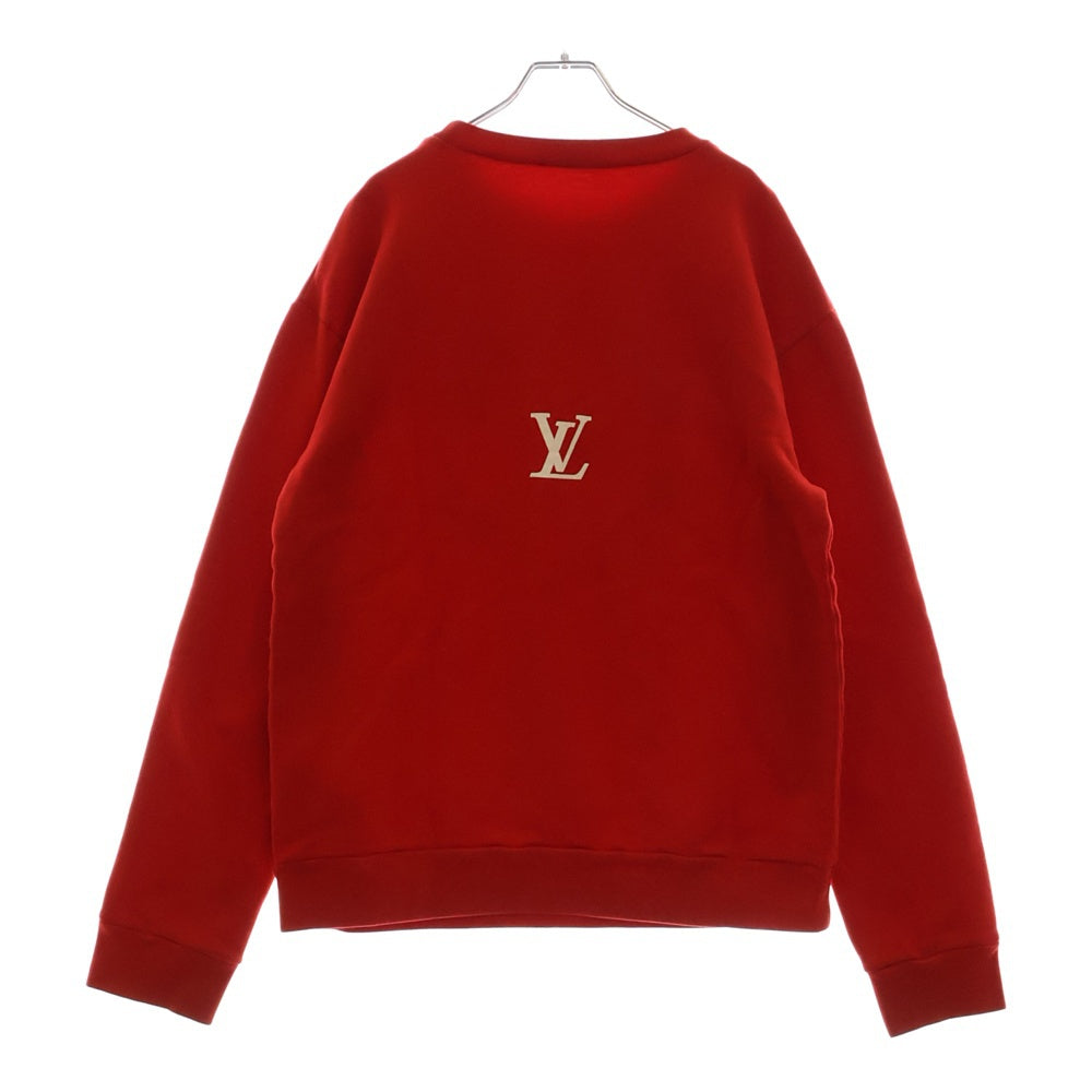 LOUIS VUITTON(ルイヴィトン) 22SS ROCKERS プリント クルーネック スウェット レッド 1A9T6F RM221 IHN HMY96W