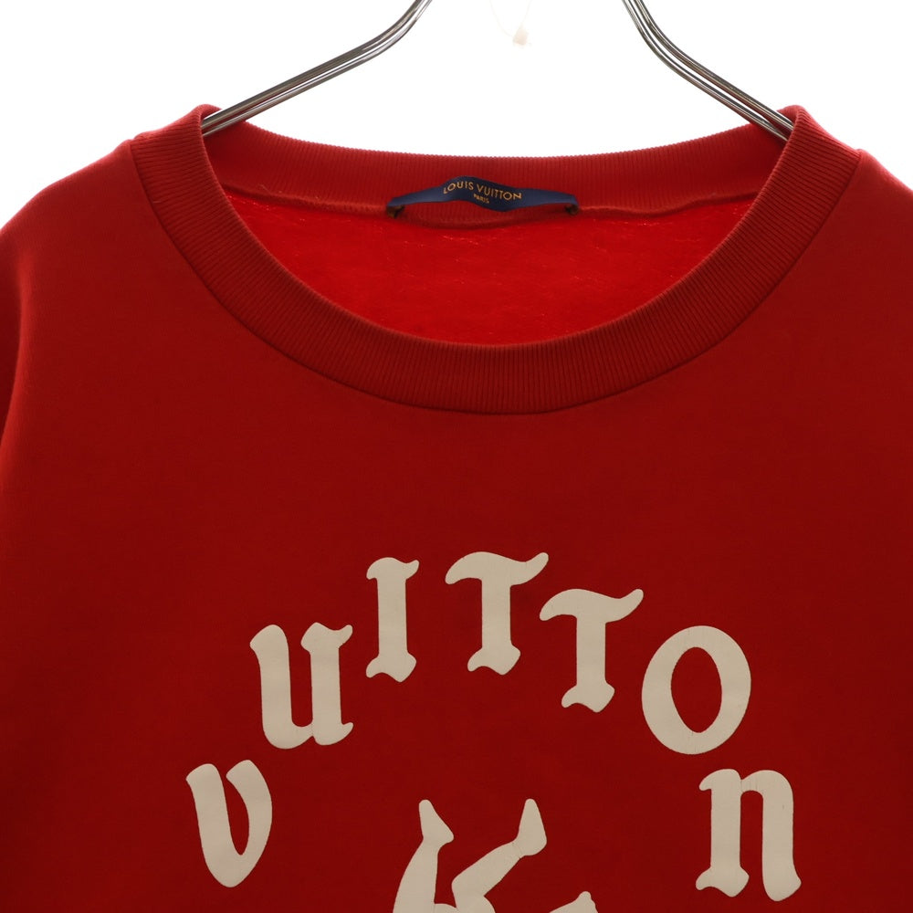 LOUIS VUITTON(ルイヴィトン) 22SS ROCKERS プリント クルーネック スウェット レッド 1A9T6F RM221 IHN HMY96W