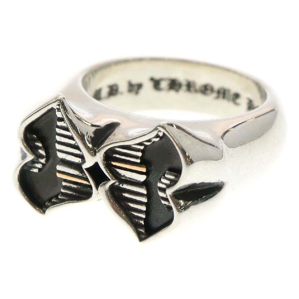 CHROME HEARTS(クロムハーツ) DOUBLE CHOMPER TOOTH ダブル チョンパー トゥース リング シルバー/ゴールド