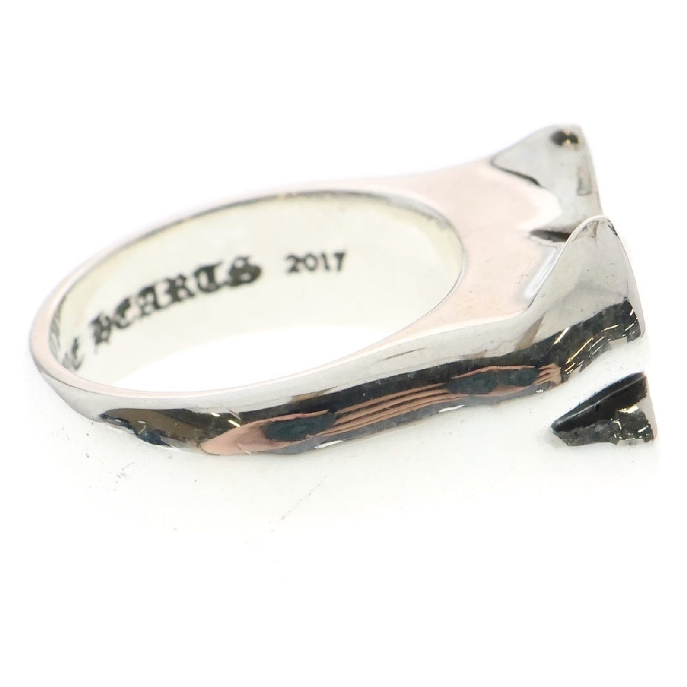 CHROME HEARTS(クロムハーツ) DOUBLE CHOMPER TOOTH ダブル チョンパー トゥース リング シルバー/ゴールド