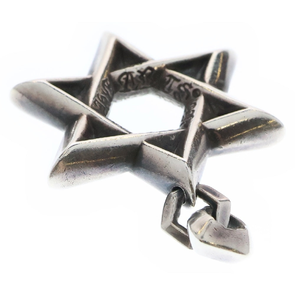 CHROME HEARTS(クロムハーツ) STAR OF DAVID PENDANT LG ラージ スターオブダビデペンダント ネックレストップ シルバー
