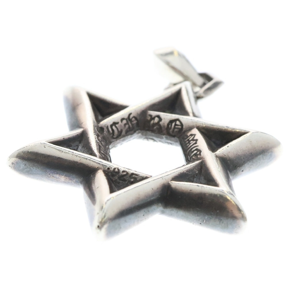 CHROME HEARTS(クロムハーツ) STAR OF DAVID PENDANT LG ラージ スターオブダビデペンダント ネックレストップ シルバー