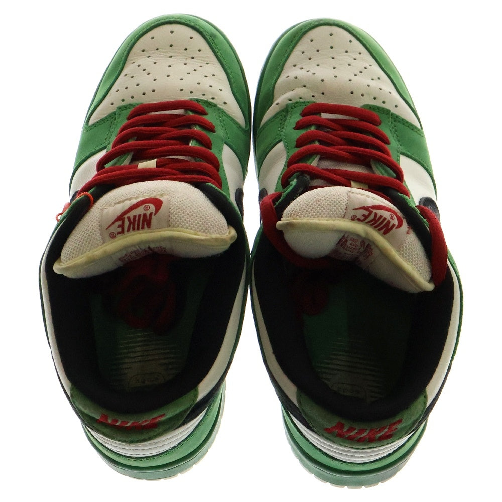 NIKE SB(ナイキエスビー) DUNK LOW PRO SB HEINEKEN 304292-302 ダンク ハイネケン ローカットスニーカー US9/27.0cm ホワイト/グリーン