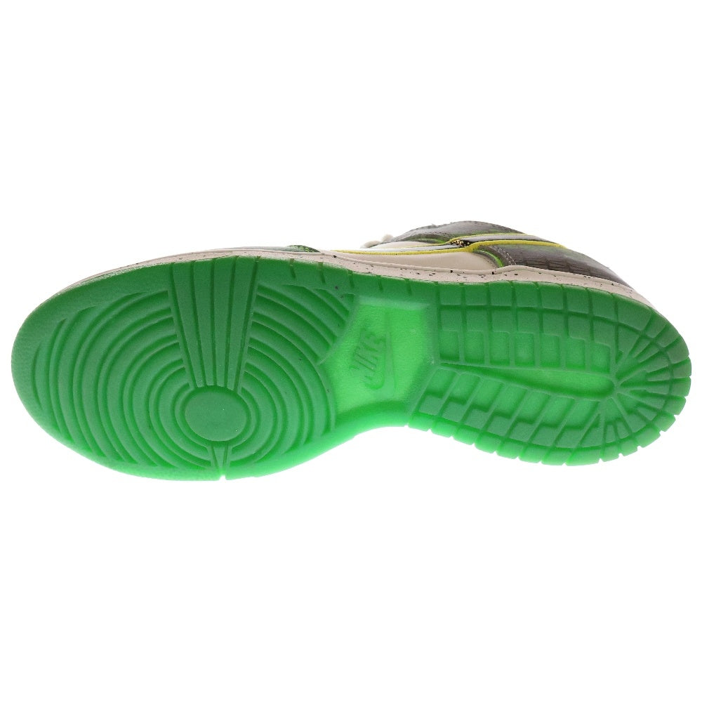 NIKE(ナイキ) ×Division Street Dunk Low What The Ducks Away HV1454-100 ディビジョンストリート ダンク ロー ワット ザ オレゴン ダックス アウェー ローカットスニーカー グリーン/イエロー US8.5/26.5cm