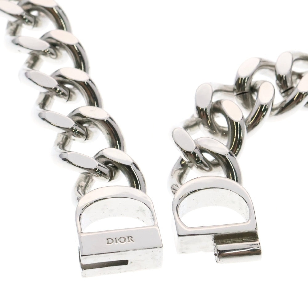 DIOR(ディオール) CD ICON ブランドロゴ アイコンチェーンネックレス シルバー