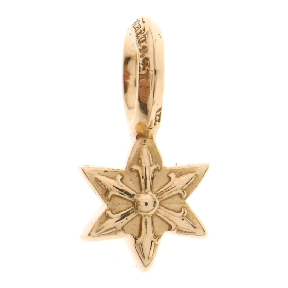 CHROME HEARTS(クロムハーツ) 22K STACK STAR V2 スタースタックチャーム ペンダントトップ ゴールド BCA405