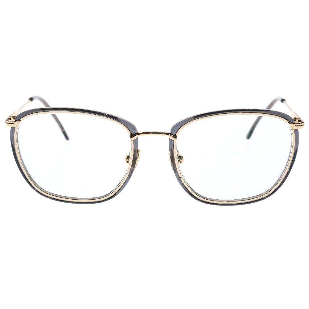 TOM FORD(トムフォード) スクエア メガネ 眼鏡 アイウェア ※度入り TF5702-B ブラック/ゴールド