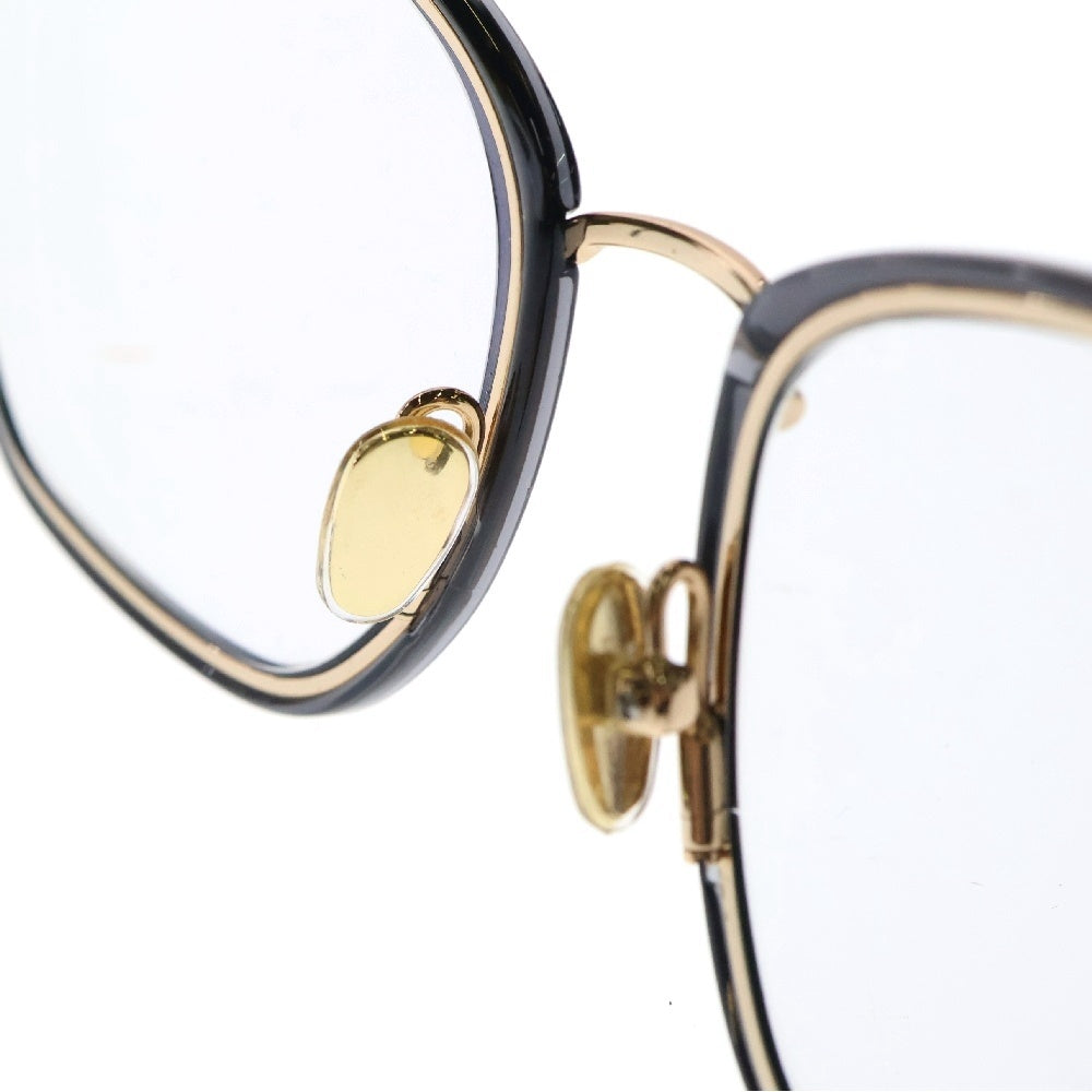 TOM FORD(トムフォード) スクエア メガネ 眼鏡 アイウェア ※度入り TF5702-B ブラック/ゴールド