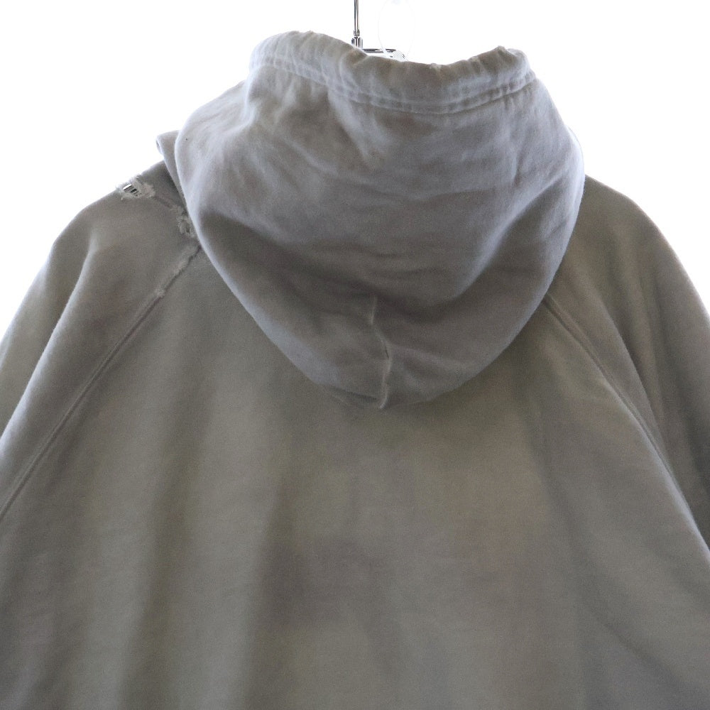 BALENCIAGA(バレンシアガ) 22SS Metal Hoodie Oversized 697879 TMV89 メタルロゴプリントフーディ オーバーサイズプルオーバーパーカー
