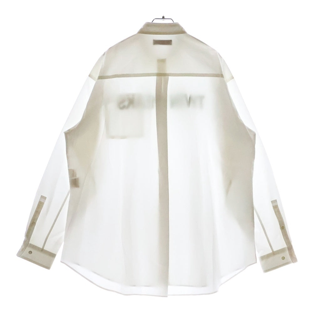 UNDERCOVER(アンダーカバー) 24AW Typewriter Shirt Twin Peaks 長袖シャツ ホワイト UC2D4401-2