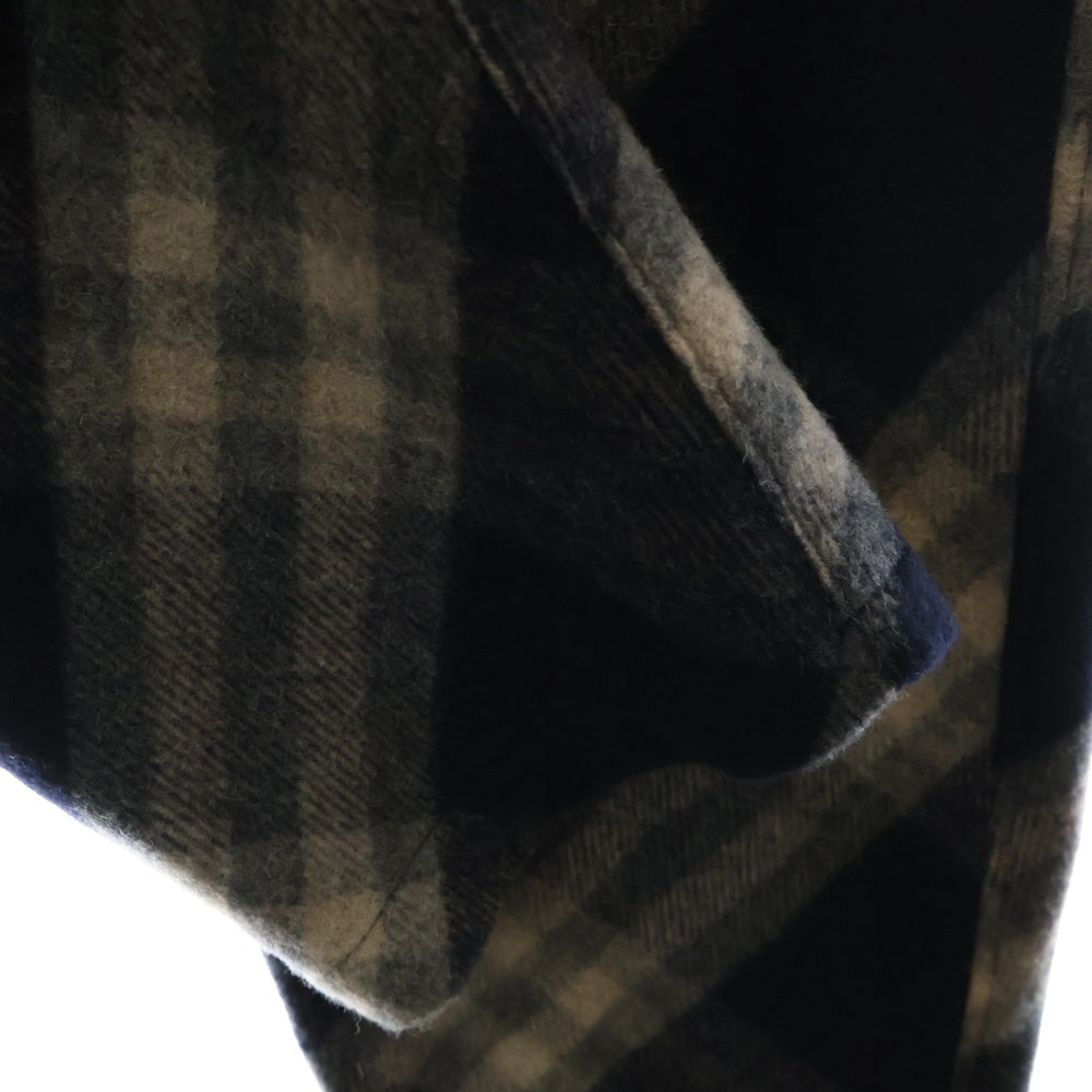 UNDERCOVER(アンダーカバー) 24AW チェック ウールイージーパンツ ネイビー UC2D4516-2