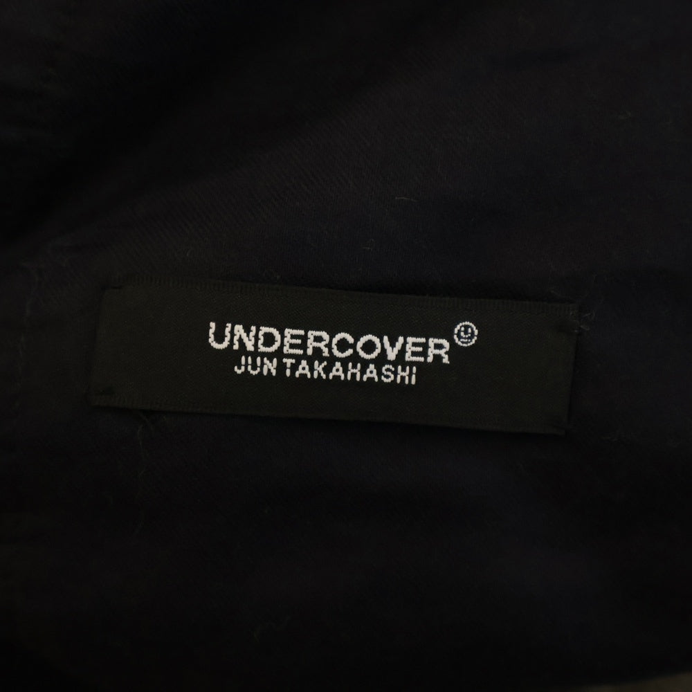 UNDERCOVER(アンダーカバー) 24AW チェック ウールイージーパンツ ネイビー UC2D4516-2