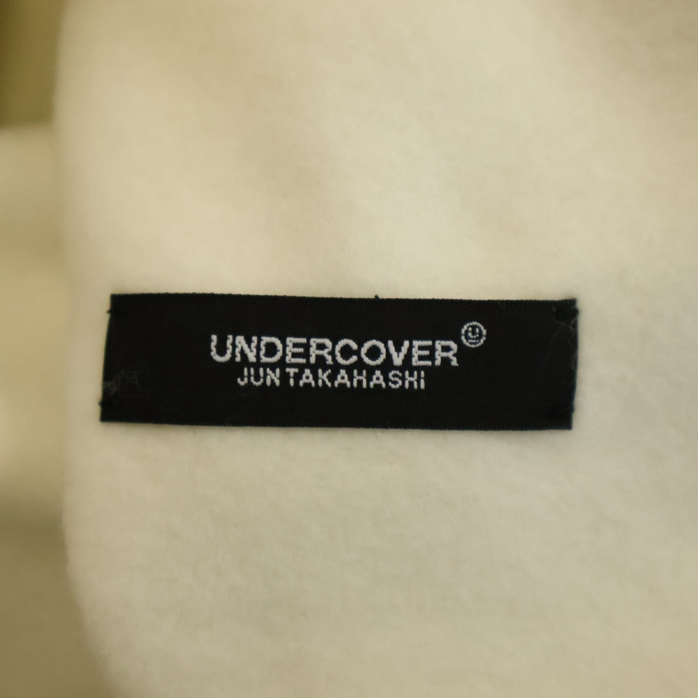 UNDERCOVER(アンダーカバー) 24AW ANARCHY IS THE KEY プリント 裏起毛スウェットパンツ ホワイト/レッド UC2D4504-3