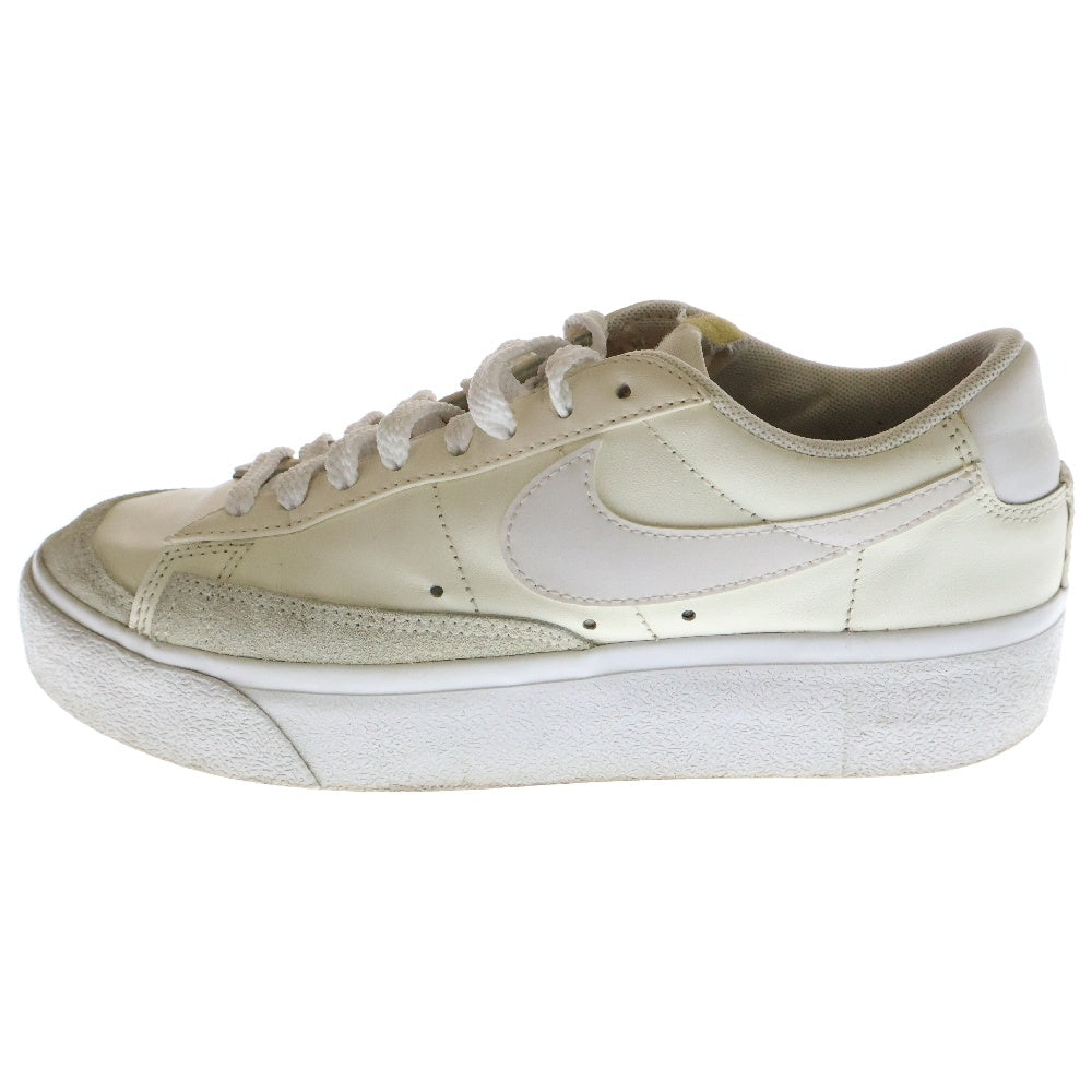 NIKE(ナイキ) Women's Blazer Low Platform White Black ウィメンズ ブレーザー ロー プラットフォーム ローカットスニーカー US7.5/24.5cm DJ0292-108 ホワイト