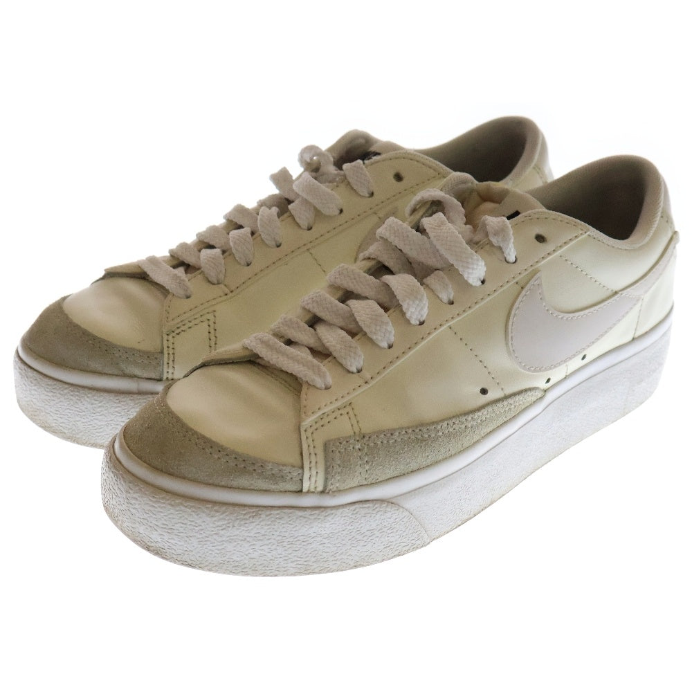 NIKE(ナイキ) Women's Blazer Low Platform White Black ウィメンズ ブレーザー ロー プラットフォーム ローカットスニーカー US7.5/24.5cm DJ0292-108 ホワイト