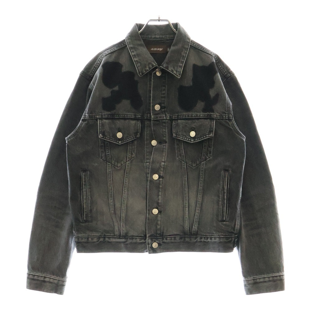 MASU(エムエーエスユー) 25SS MASU BOYS EMBLEM DENIM JACKET B25K6BL001 エンブレムデニムジャケット ブラック