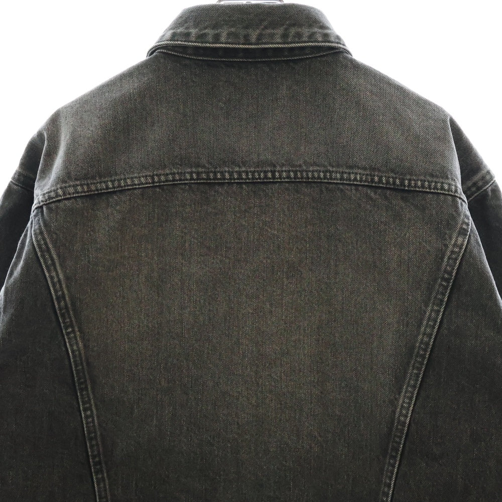 MASU(エムエーエスユー) 25SS MASU BOYS EMBLEM DENIM JACKET B25K6BL001 エンブレムデニムジャケット ブラック