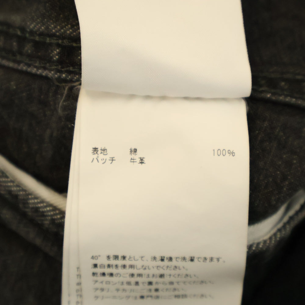 MASU(エムエーエスユー) 25SS MASU BOYS EMBLEM DENIM JACKET B25K6BL001 エンブレムデニムジャケット ブラック