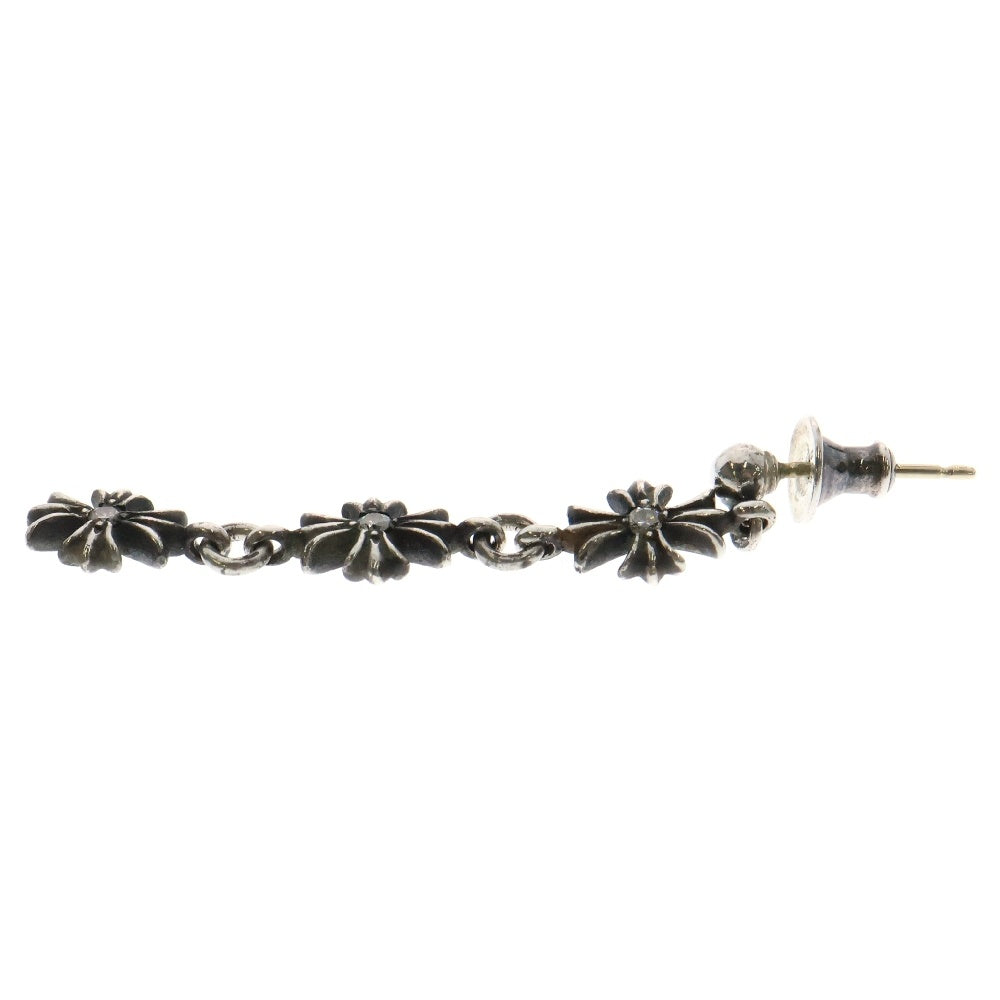 CHROME HEARTS(クロムハーツ) TINY E CH PLS 3 タイニーECHプラス パヴェダイヤ 3ドロップ ピアス シルバー