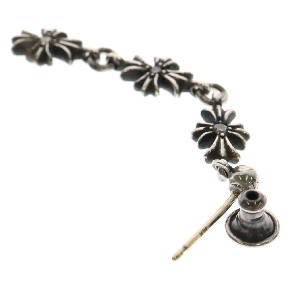 CHROME HEARTS(クロムハーツ) TINY E CH PLS 3 タイニーECHプラス パヴェダイヤ 3ドロップ ピアス シルバー
