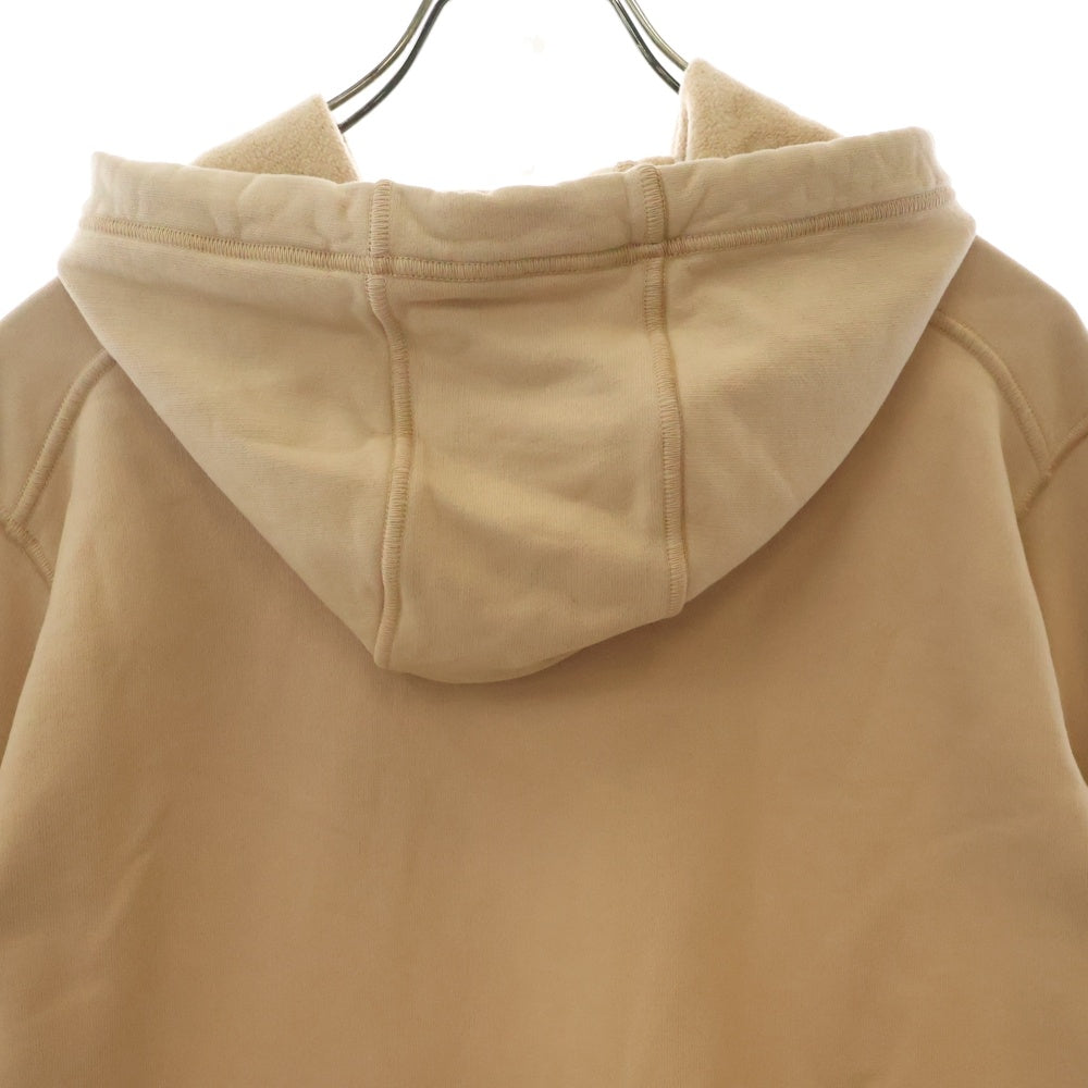 STONE ISLAND(ストーンアイランド) BRUSHED COTTON FLEECE 751564120 ロゴパッチ プルオーバーパーカー ベージュ