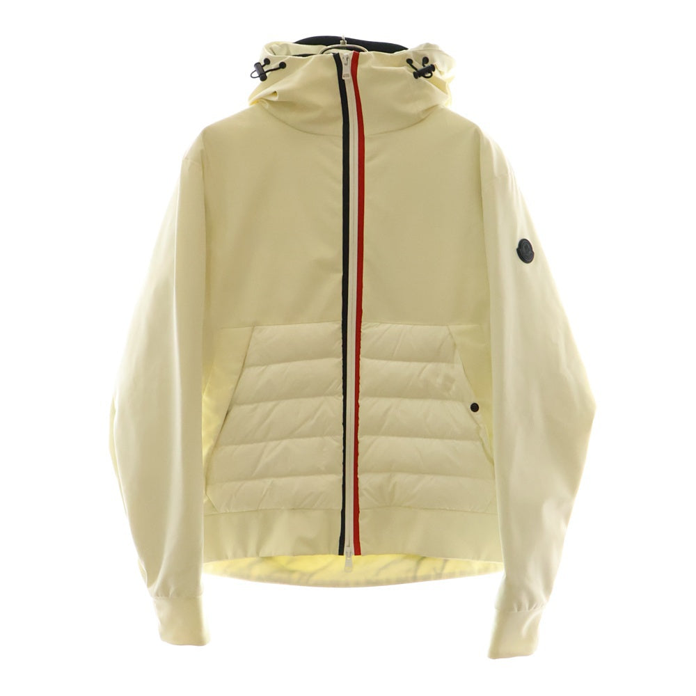 MONCLER(モンクレール) 20AW AUTHION オシオン Wジップアップ フード ナイロン 切替 ダウンジャケット F20911A56400 539DK ホワイト
