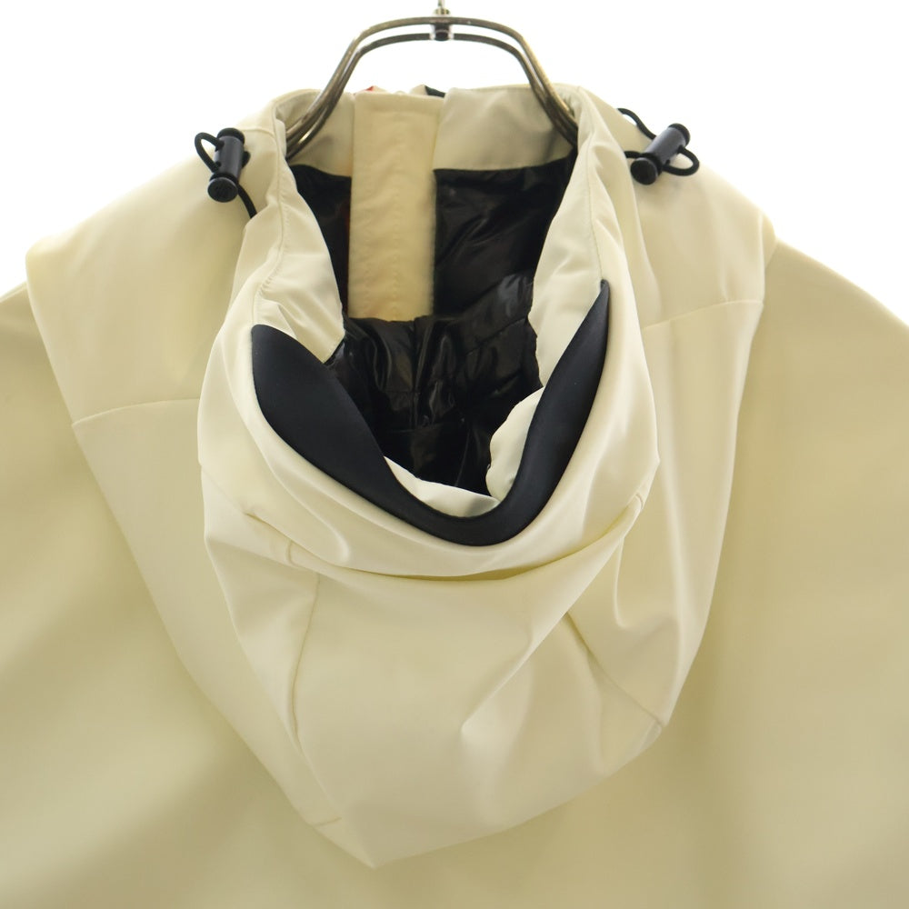 MONCLER(モンクレール) 20AW AUTHION オシオン Wジップアップ フード ナイロン 切替 ダウンジャケット F20911A56400 539DK ホワイト