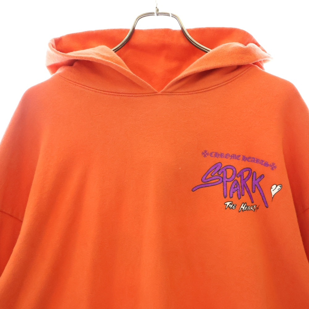 CHROME HEARTS(クロムハーツ) ×MATTY BOY SWTSHRT PPO U HD PLVR MATTY RED マッティボーイチョンパープリテンスプルオーバーフーディ パーカー レッド