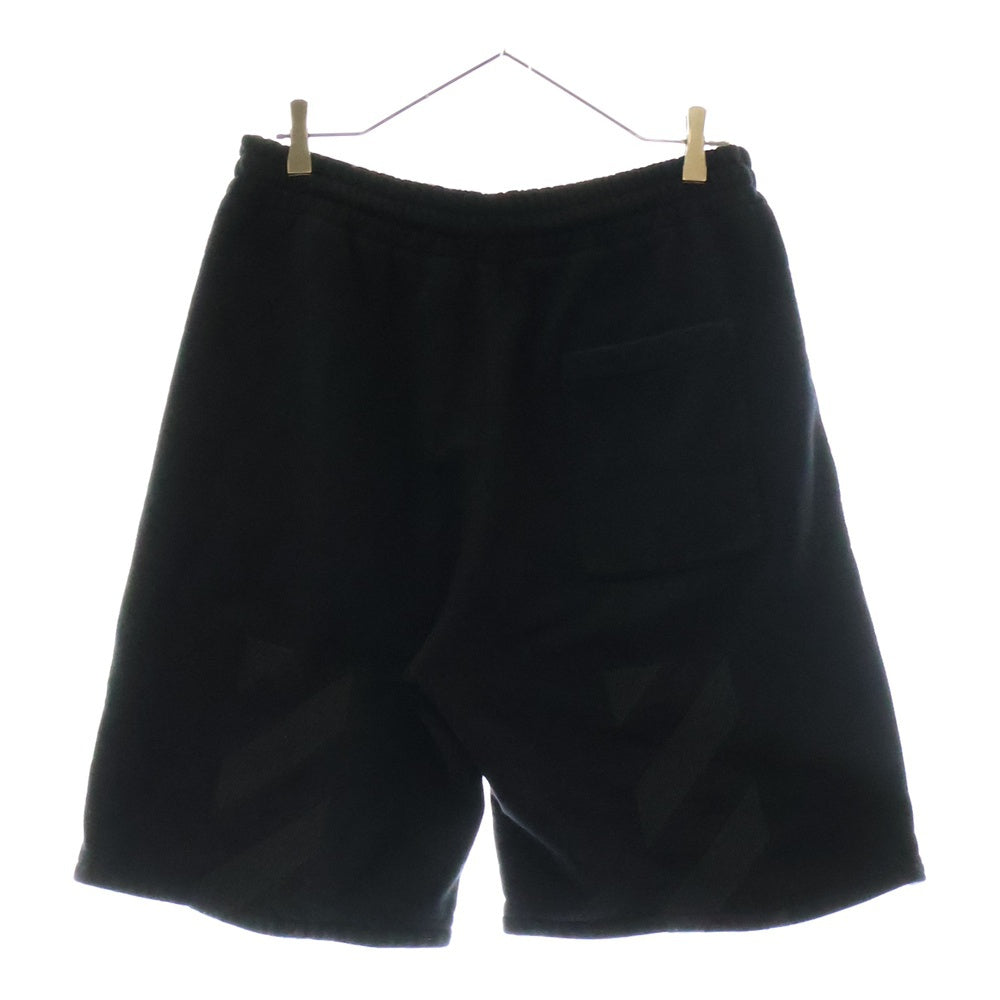 OFF-WHITE(オフホワイト) 24SS Cotton Shorts エンブロイダリーロゴ バッグデザインダイアゴナル コットンショーツ ハーフパンツ ブラック OMCI013S24FLE002