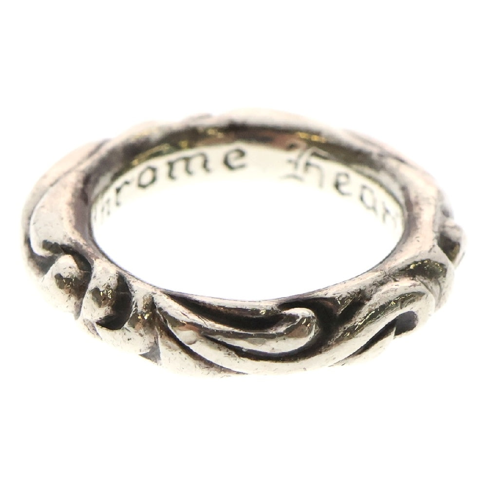 CHROME HEARTS(クロムハーツ) SCRL BAND スクロールバンド リング シルバー BCA351