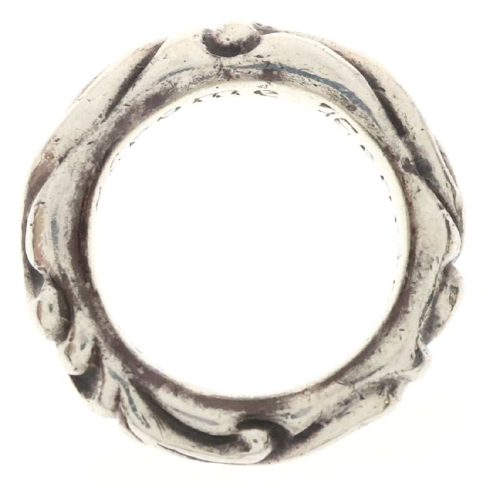 CHROME HEARTS(クロムハーツ) SCRL BAND スクロールバンド リング シルバー BCA351