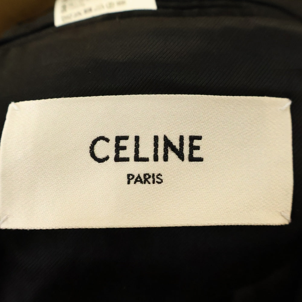 CELINE(セリーヌ) カシミアマキシ丈 ロングチェスターコート ブラウン 2M257758E