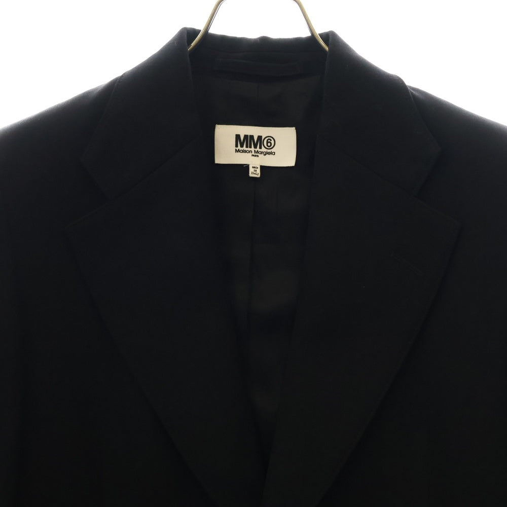 MM6 Maison Margiela(エムエムシックスメゾンマルジェラ) 22AW 2Bテーラードジャケット ブラック S62BN0067 S60351 レディース