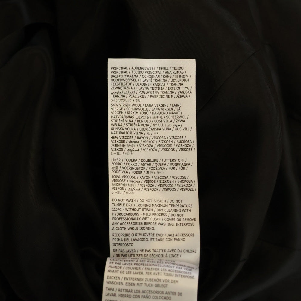 MM6 Maison Margiela(エムエムシックスメゾンマルジェラ) 22AW 2Bテーラードジャケット ブラック S62BN0067 S60351 レディース
