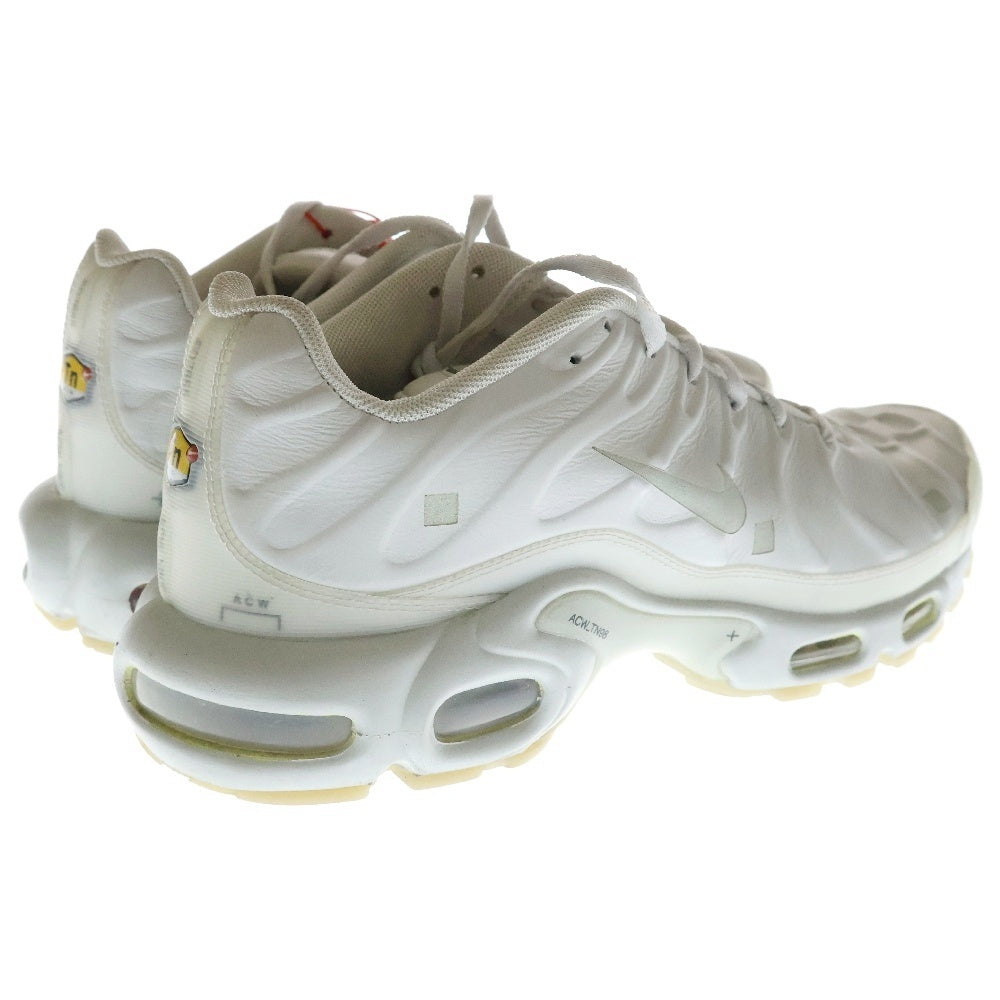 NIKE(ナイキ) ×A-COLD-WALL AIR MAX PLUS STONE ×アコールドウォール エアマックスプラスストーン ローカットスニーカー FD7855-002 US9/27cm ホワイト