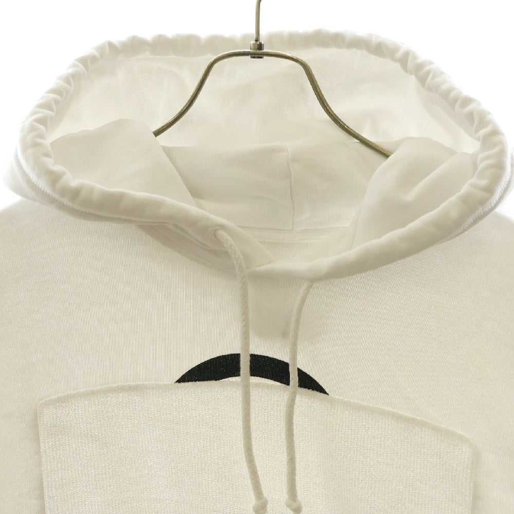 MM6 Maison Margiela(エムエムシックスメゾンマルジェラ) 23SS プルオーバー フーディ スウェットパーカー ホワイト S52GU0184