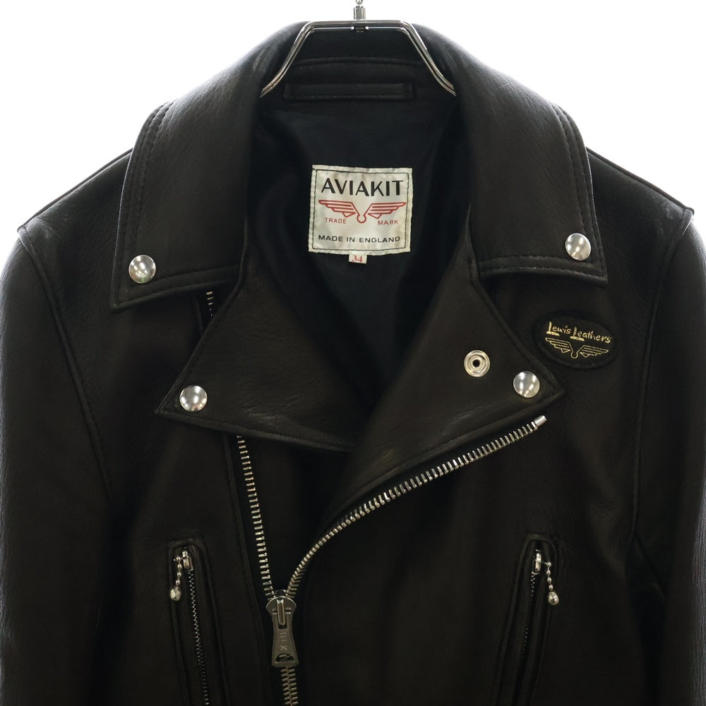 Lewis Leathers(ルイスレザー) The REAL McCOY'S 別注 ライトニング 391T ディアスキン ダブルライダース レザージャケット ダークブラウン