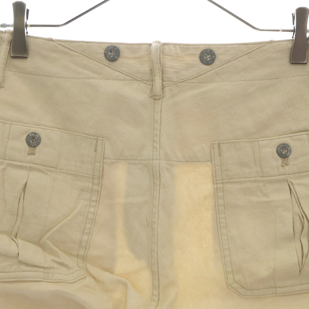 RRL(ダブルアールエル) HBT CARTER SHORTS コットンハーフパンツ ベージュ