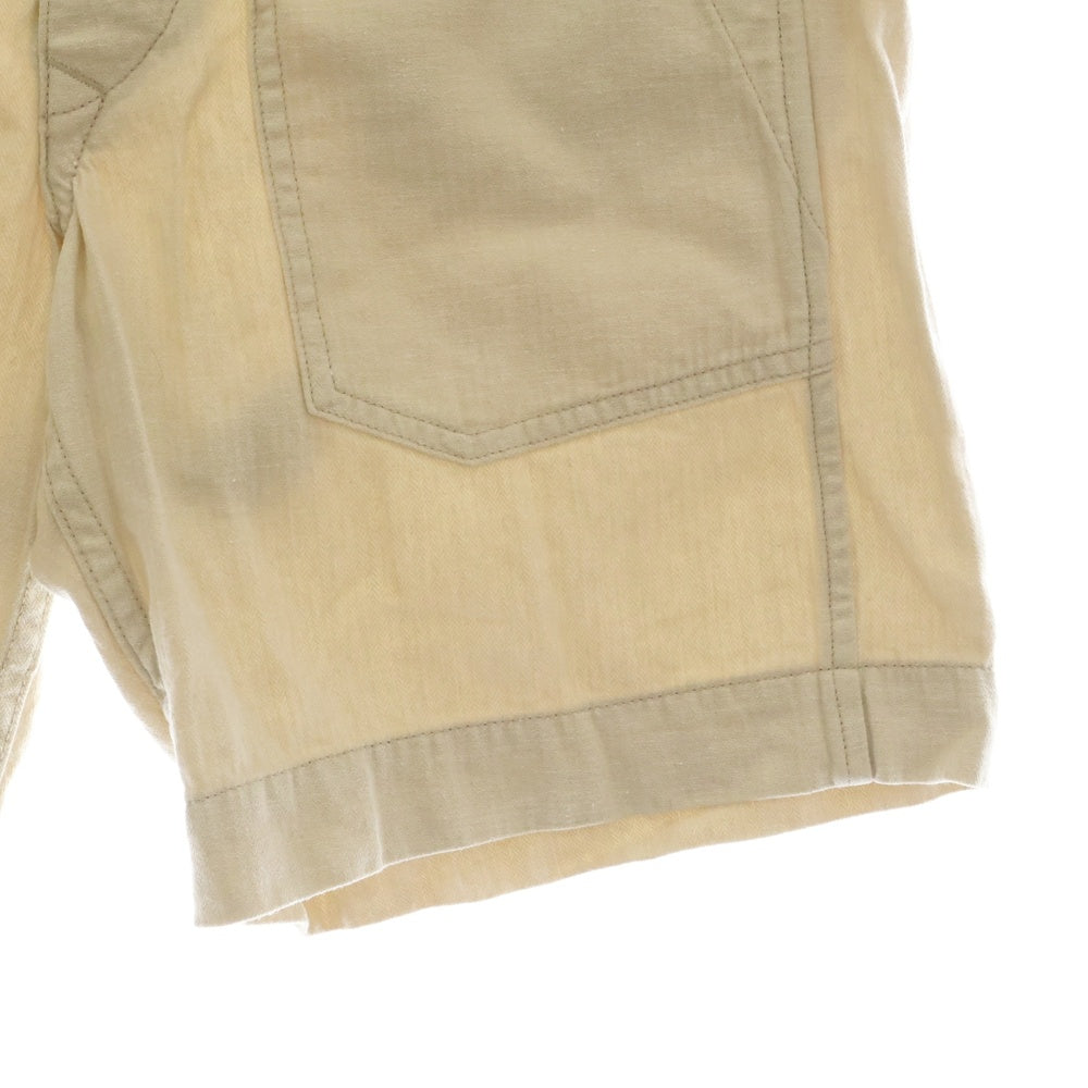 RRL(ダブルアールエル) HBT CARTER SHORTS コットンハーフパンツ ベージュ