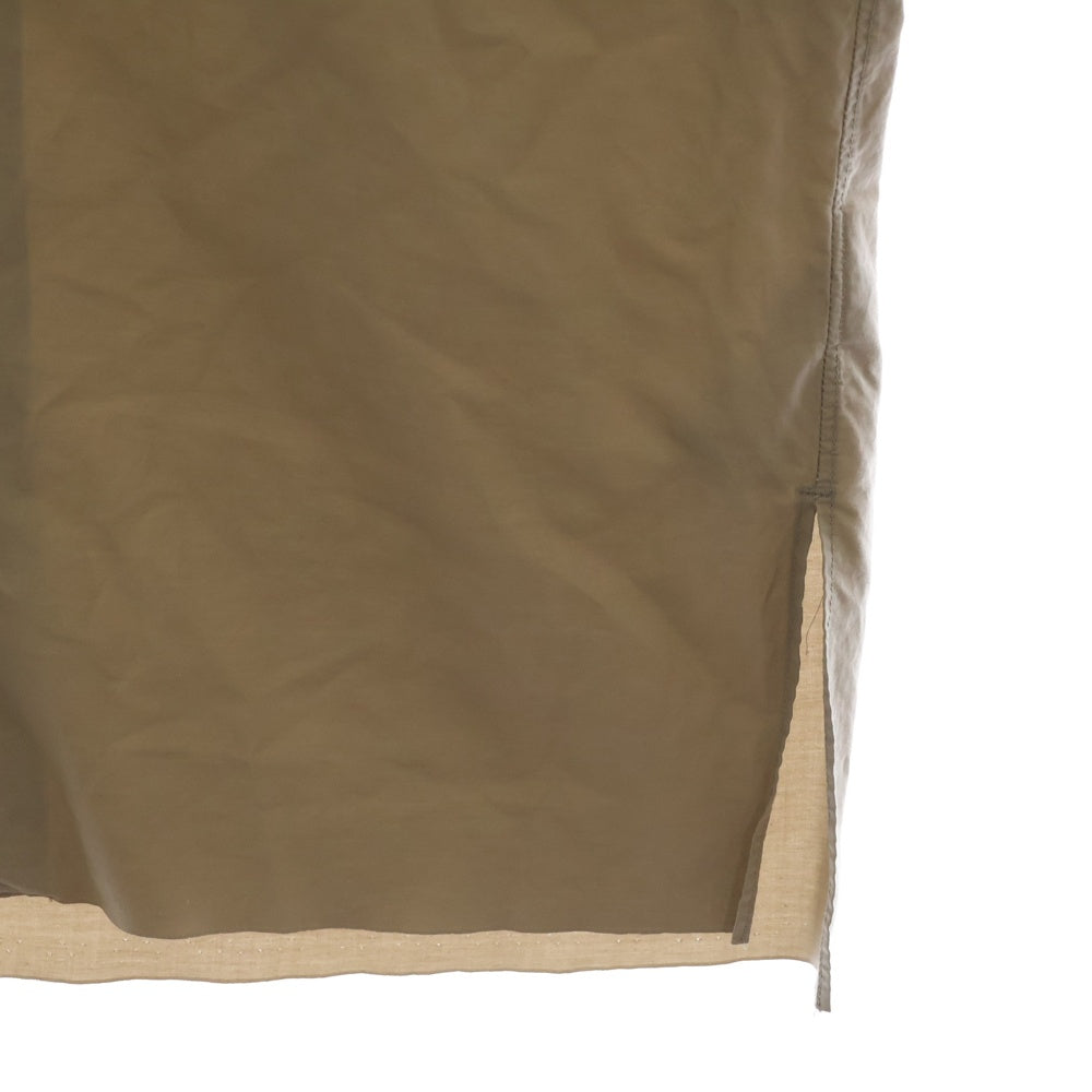 AURALEE(オーラリー) 18SS SELVEDGE WEATHER CLOTH HALF SLEEVED SHIRTS 半袖オープンカラーシャツ ベージュ A8SS05WC